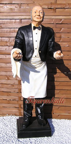 Butler lebensgroß diner - lebensgroß,