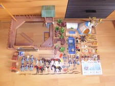 Playmobil 4072 Western Set (Fort Reno  Planwagen  Indianerzelt ) + viel Zubehör