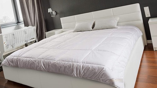 Bettdecke aus merino wolle - bettdecke,