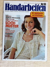 HANDARBEITEN Nr. 43 Stricken, Häkeln, Nähen, Sticken sehr gut