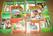 22 Heimatromane, 10 Ausgaben,  6x 3er Band, 4 Romanhefte Der Bergdoktor  - po481