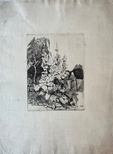 Radierung gertrud eichhorn - gertrud,