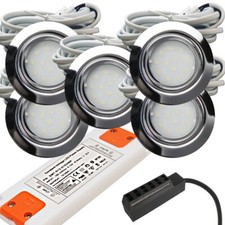 5er Sets mit LED Trafo. Flache