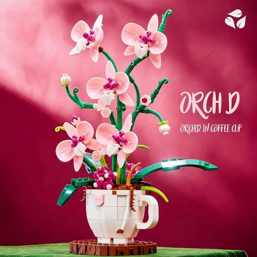 Klemmbausteine orchidee - klemmbausteine,