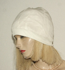 Bademütze * Badekappe * Schwimmhaube * Badehaube * Swim Cap VINTAGE weiß M