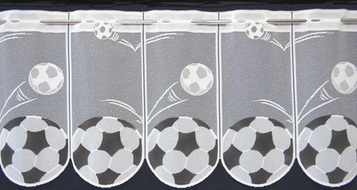 Fußball gardine - fußball,