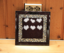 Formano Deko Spiegeltablett Stones mit Spiegelsteinchen aus Spiegelglas, 20x20cm