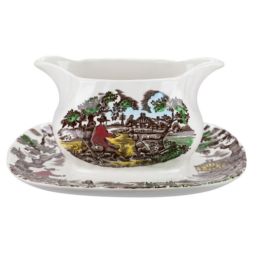 Sauciere mit teller - sauciere, einteilig