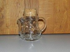 Nusskanne • Erdnusskännchen Nusskännchen Erdnussspender •  Glas Bubble • H 13 cm