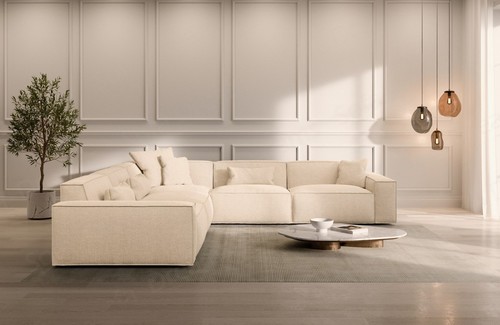 Couch ecksofa stoff sofa - couch,