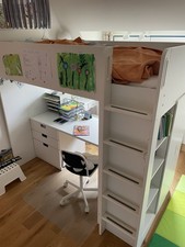 Hochbett IKEA STUVA wie SMÅSTAD Kinderbett Weiß sehr guter Zustand