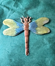 Christbaumschmuck Dresdner Pappe Weihnachtsschmuck Dragonfly Libelle Insekt Bunt
