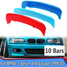 Kühlergrill M-Farbe Frontgrill Insert Nieren Abdeckung Für BMW 3er E46 98-02