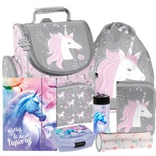 Einhorn Unicorn Pferd Schulranzen Tornister Ranzen Rucksack Set
