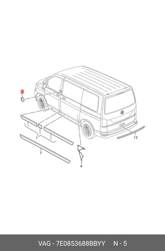 Original transporter t6 - original, vw