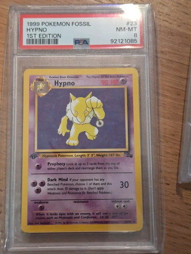 Pokemon fossil 1st edition - fossil,