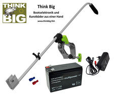 Echolot Portabel Set Basic Power S7, Geberstange 7AH Akku Lader, Lowrance Garmin