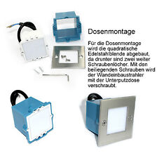 LED 1,5Watt Wandeinbaulicht