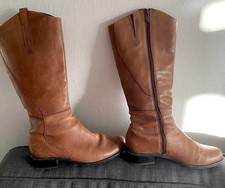 Caprice Stiefel Leder Cognac