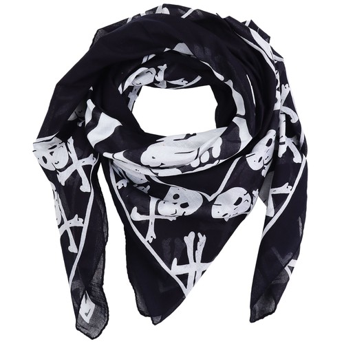 Baumwolltuch totenkopf pirat - baumwolltuch,