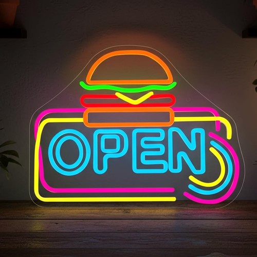 Led open neon schild - led,