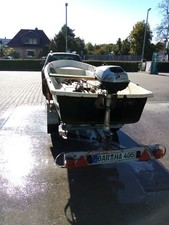 Motor-Ruder-Angelboot u.Trailer u.Honda 2,6 PS 4 t.  Außenborder VB