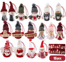 Weihnachtsbaum-Anhänger Weihnachtswichtel 8cm 16 Stück Christbaumschmuck Wichtel