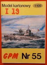 Modellbaubogen GPM 55, U-Boot