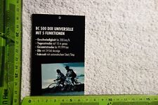 Alter Aufkleber FahrRadsport Bike BMX Fahrradcomputer CATEYE (?) BC 500