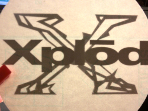 Aufkleber sticker xplod - aufkleber,