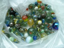 ALTE VERSCHIEDENE GLAS KUGELN