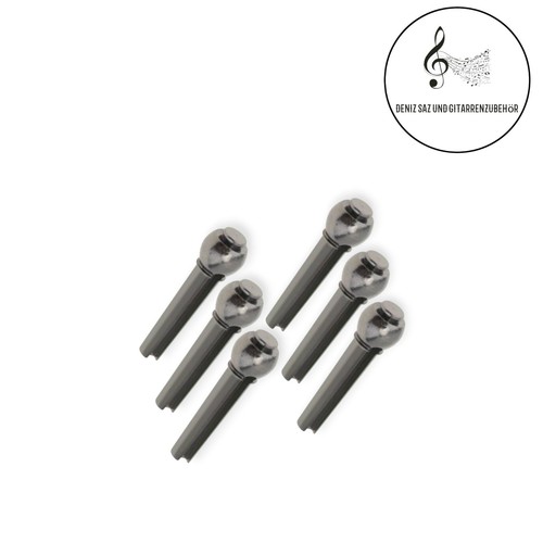 Gitarre brückenstifte chrom - gitarre, 6