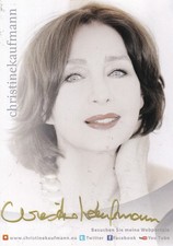 Autogramm christine kaufmann - -,