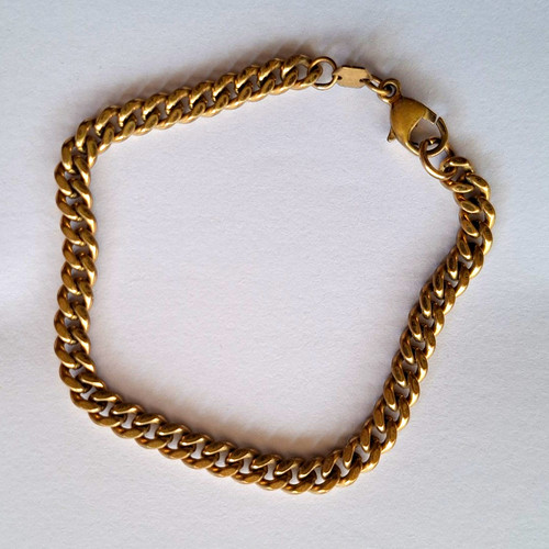 Vergoldetes damenarmband - vergoldetes,