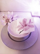 Rosa Pasta Dessert Teller 20,5