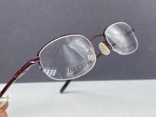 Gucci Brille Herren Damen Rot braun Eckig oval GG 1747 NP:177€