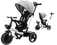 UBRAVOO Baby Dreirad, 6-in-1 Baby Push Bike Steer Kinderwagen,Lern-Kleinkind NEU