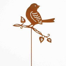 Blumenstecker Vogel Metall