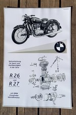 Poster BMW R 26/27 Oldtimer