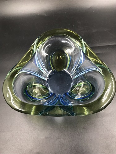 Glasschale bleikristall blau - bleikristall,