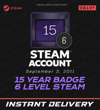 CS2 STEAM ACC 15 YEAR BADGE