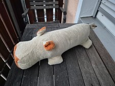 Nilpferd Stofftier/Rupfentier, ca. 70er Jahre, ähnlich Renate Müller, Therapie