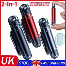 2 IN 1 Safe Pro X Auto Fensterbrecher und Gurtschneider Rettungshammer Notfall