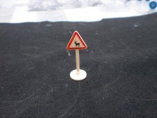 Siku Plastik  Schild Verkehrs- Zeichen Niederlande NL V 510 Wildwechsel