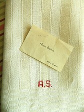 6 x antik Handtuch Leinen