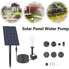 Solar Pumpe Teichpumpe Springbrunnen Gartenbrunnen Brunnen Fontäne Solarpumpe 5V