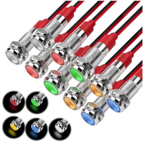 Led kontrollleuchte set - set, 10