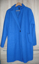 Jacke- Mantel Boucle - Onesize - blau - Neu