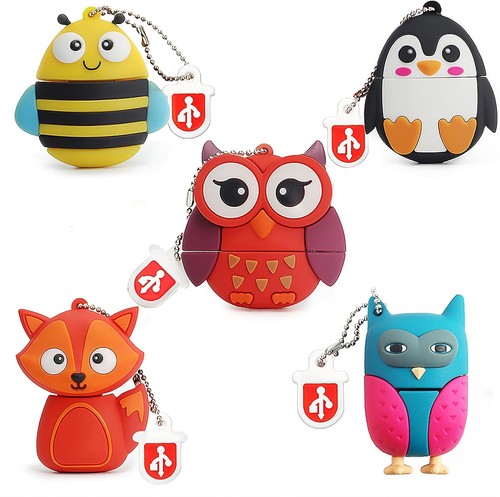 8gb usb stick - silikon, eule