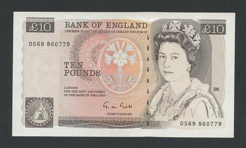 Bank england 10 schein - of,